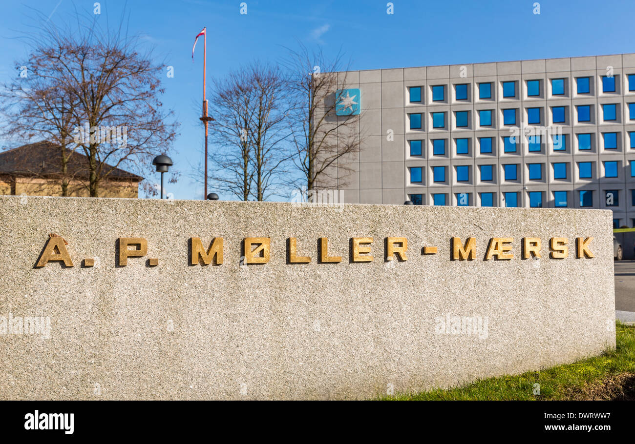 Siège social de Maersk, Esplanaden, Copenhague, Danemark Banque D'Images