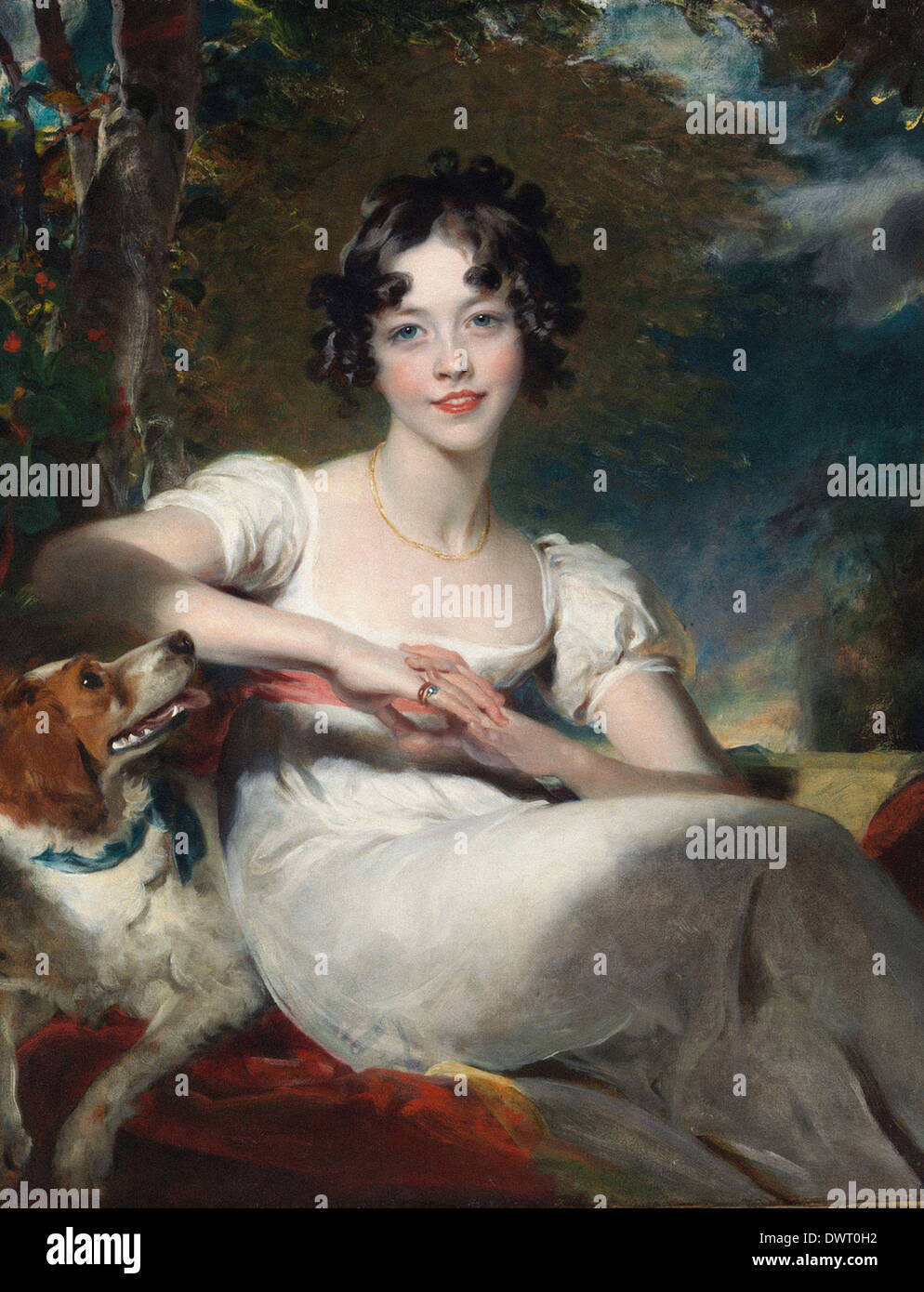 Sir Thomas Lawrence - Dame Maria Conyngham Banque D'Images