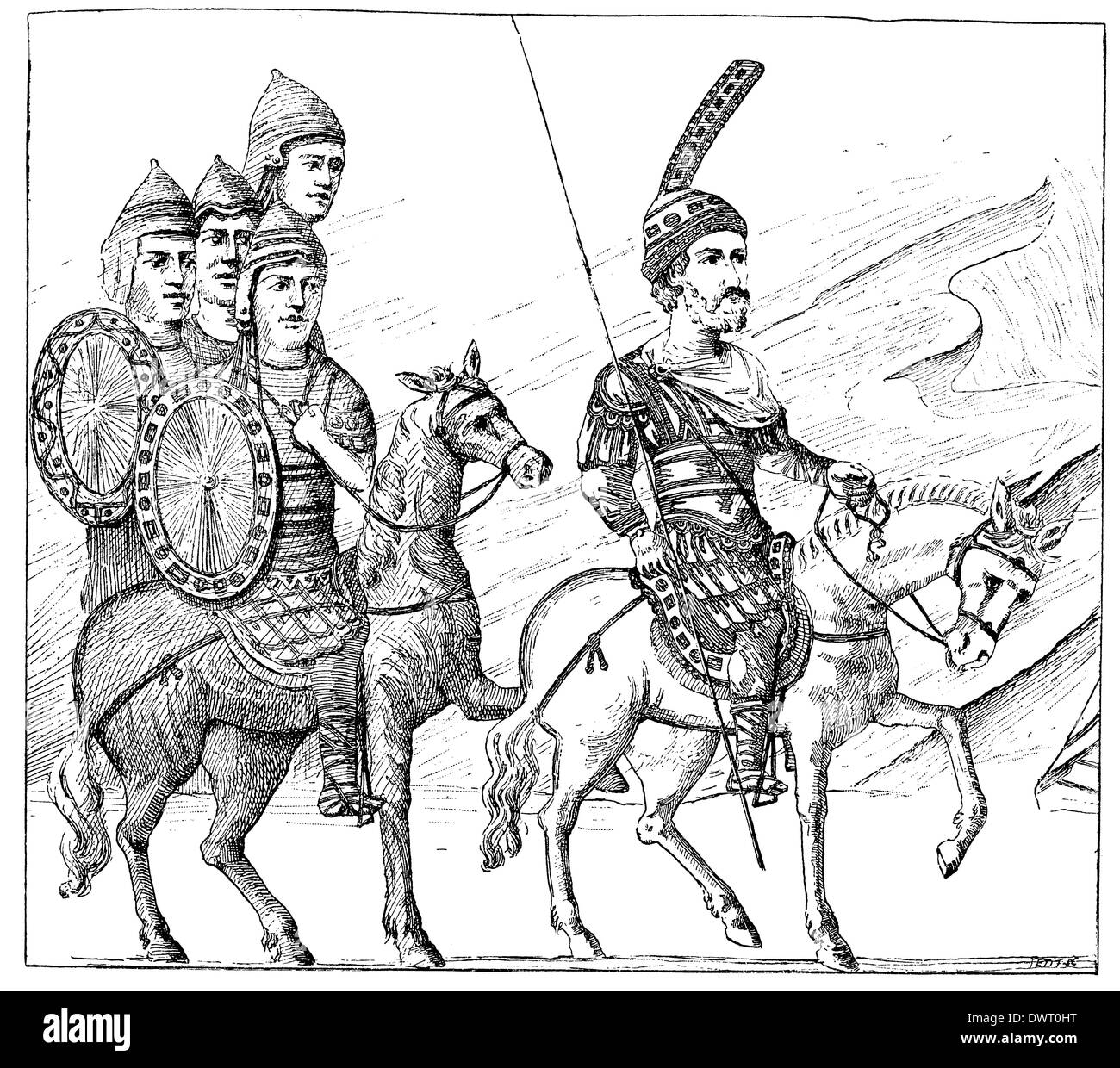 Byzantin warrior Banque de photographies et d’images à haute résolution