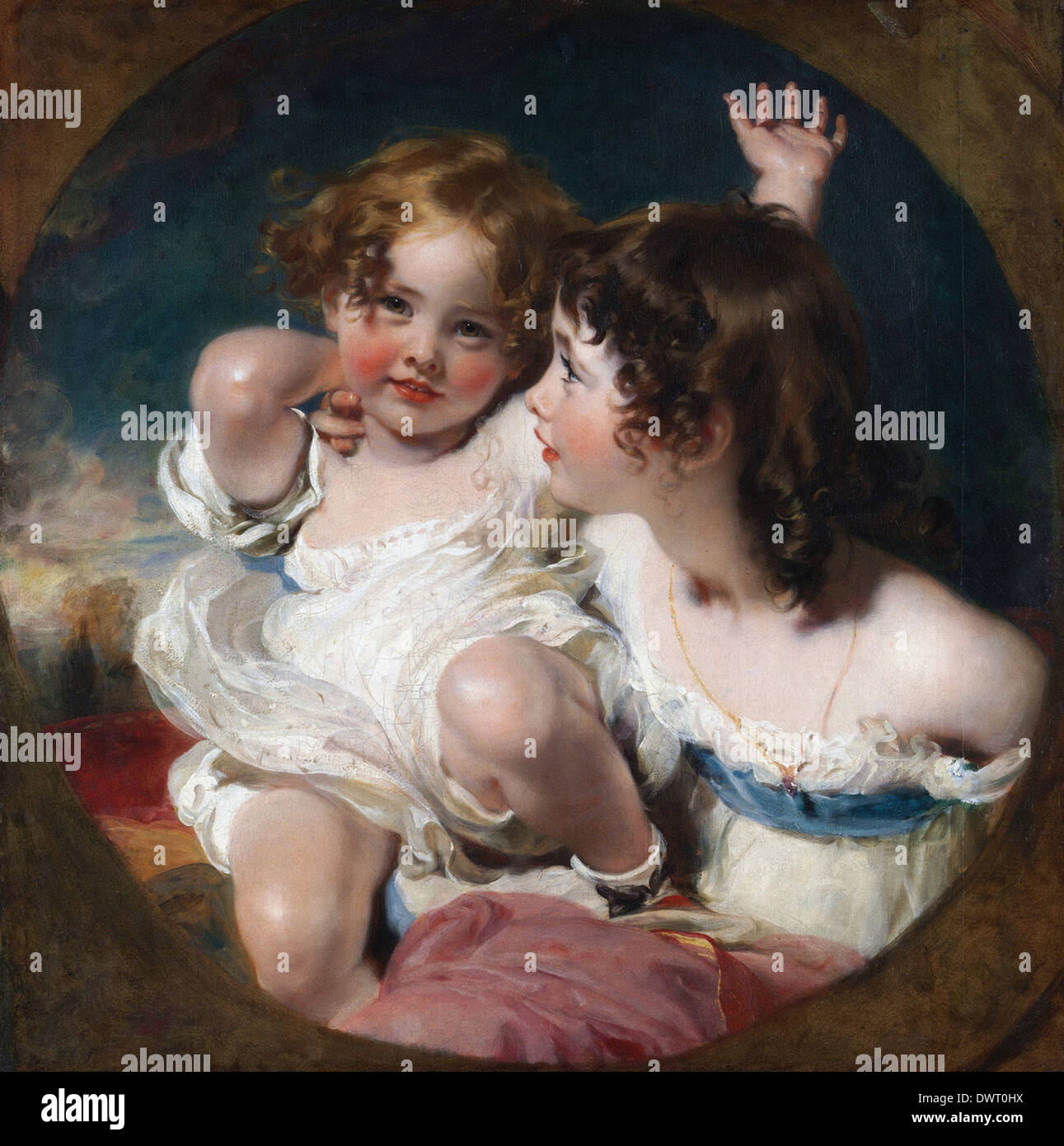 Sir Thomas Lawrence - Les enfants Calmady Banque D'Images