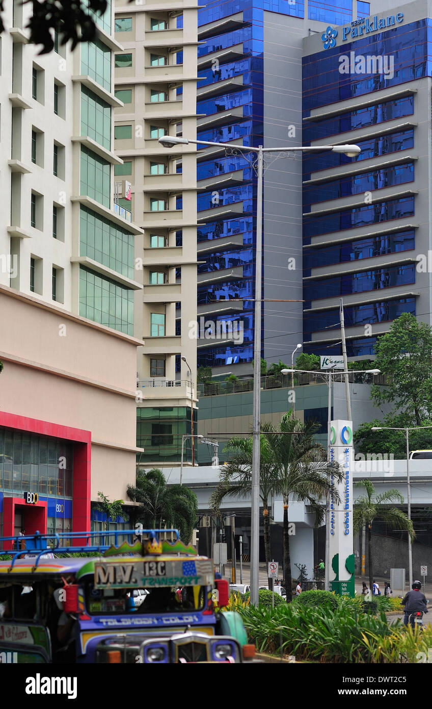 Philippines Cebu Business Park Banque D'Images