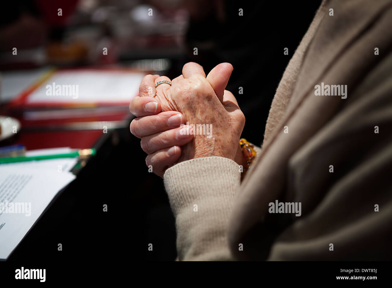 Atelier de la maladie d'Alzheimer Banque D'Images