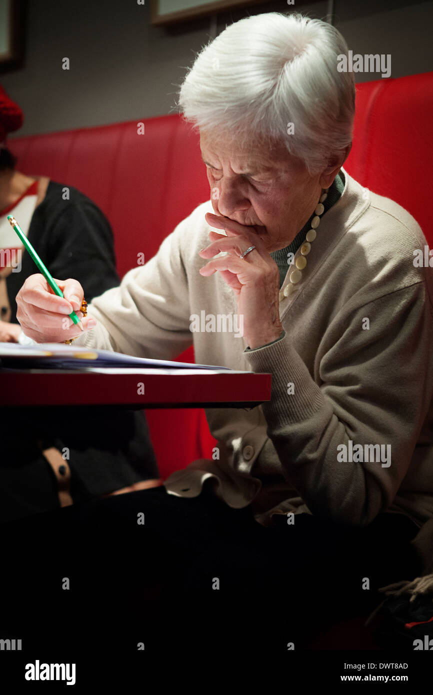 Atelier de la maladie d'Alzheimer Banque D'Images