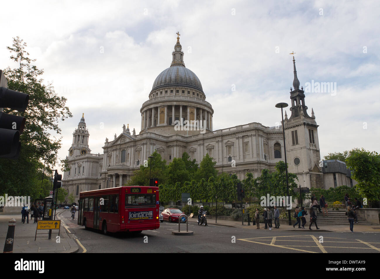 La Cathédrale St Paul, à Londres Banque D'Images