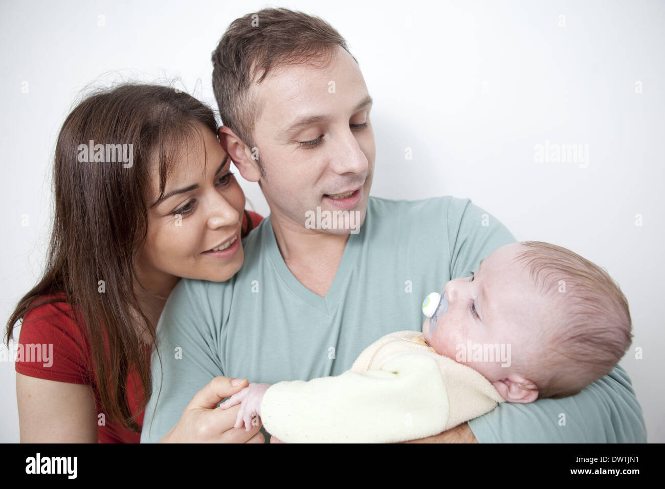 Bébé couple Banque D'Images