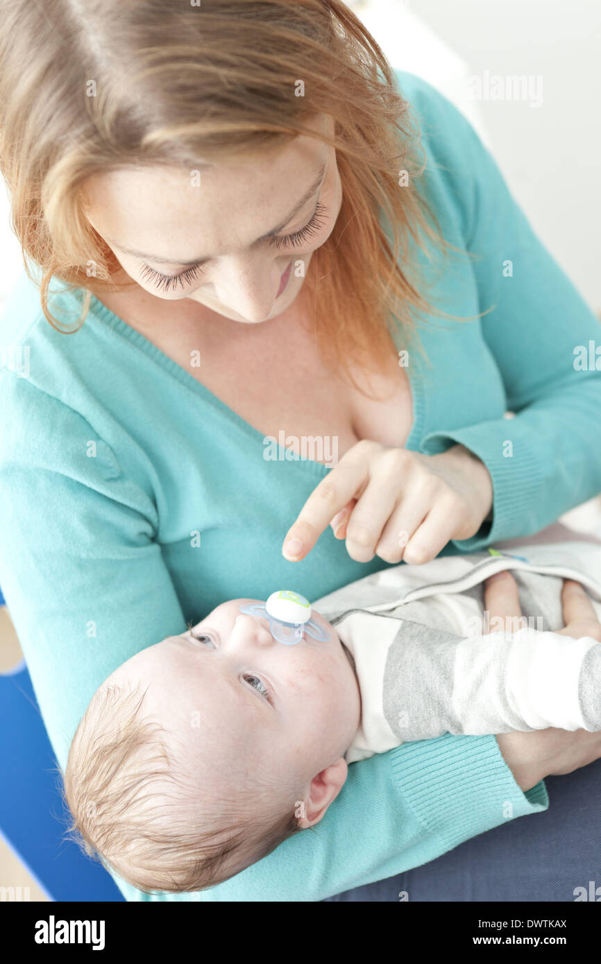 Mère enfant Banque D'Images