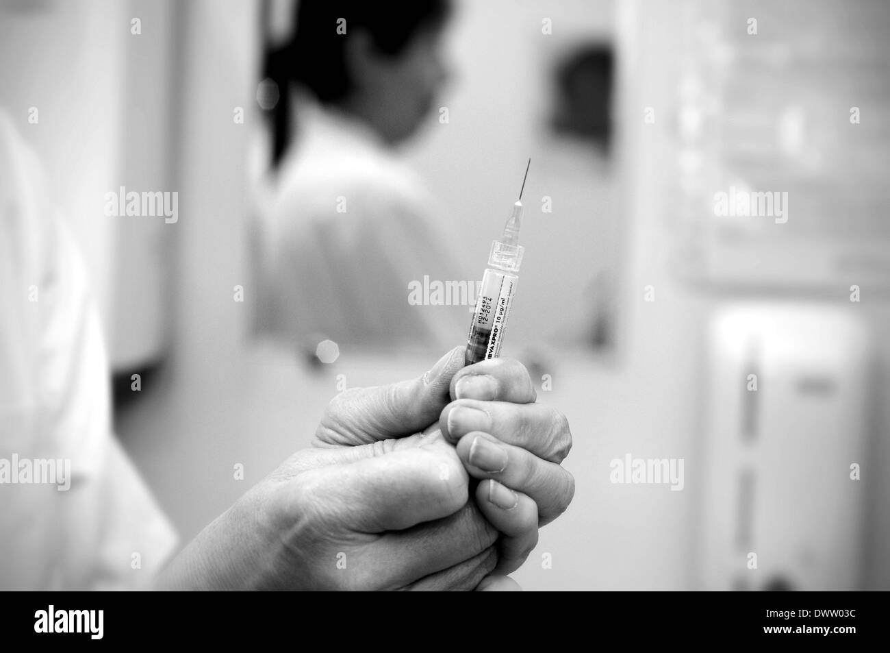 Vaccin Consultation Banque D'Images