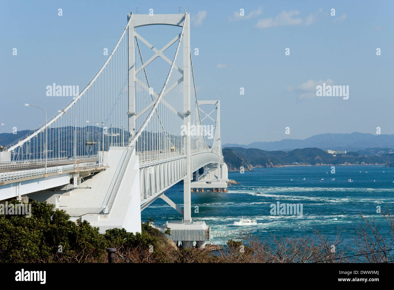 Onaruto Bridge, préfecture de Hyogo, Japon Banque D'Images