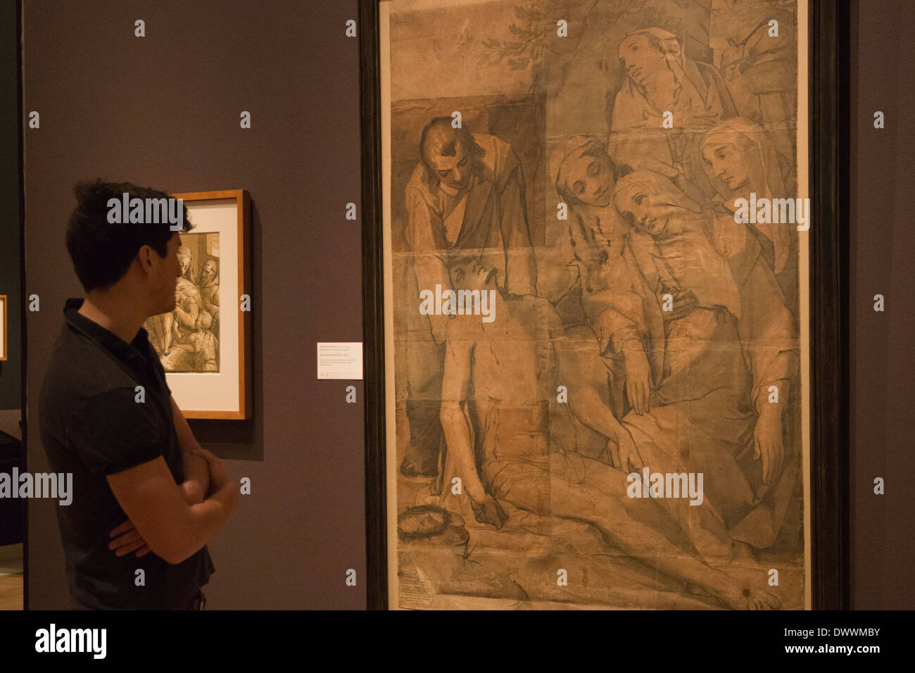 Impressions : la renaissance des gravures sur bois de clair-obscur, exposition à la Royal Academy of Arts, Londres Banque D'Images