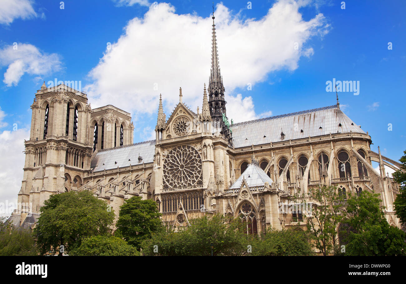 Notre Dame de Paris, France Banque D'Images