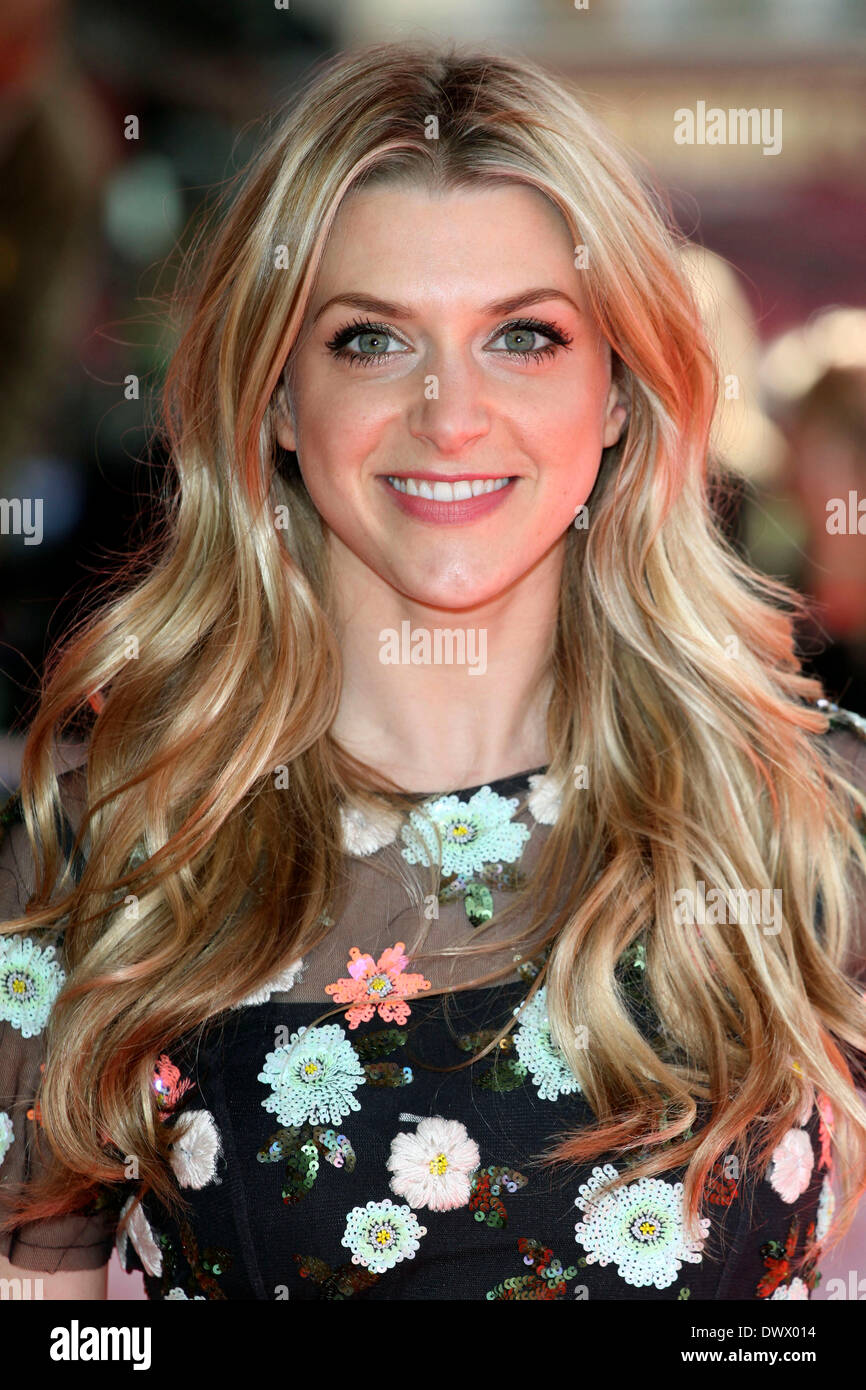 Anna Williamson arrive pour le Prince's Trust Awards 2014 à l'Odeon Leicester Square, Londres. 12/03/2014 Banque D'Images