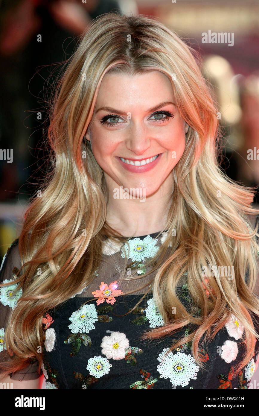 Anna Williamson arrive pour le Prince's Trust Awards 2014 à l'Odeon Leicester Square, Londres. 12/03/2014 Banque D'Images