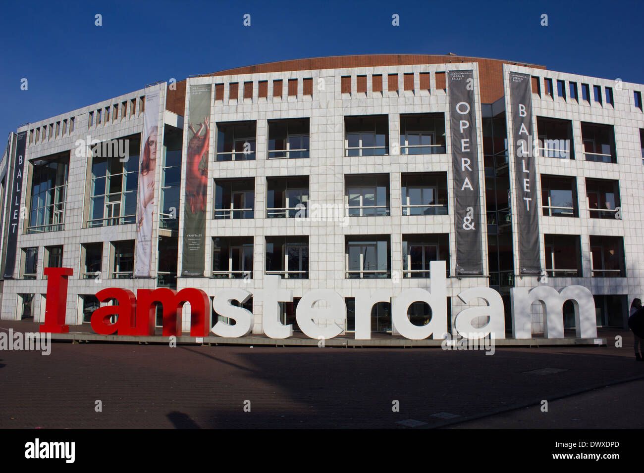 Je signe d'Amsterdam, Amsterdam Banque D'Images