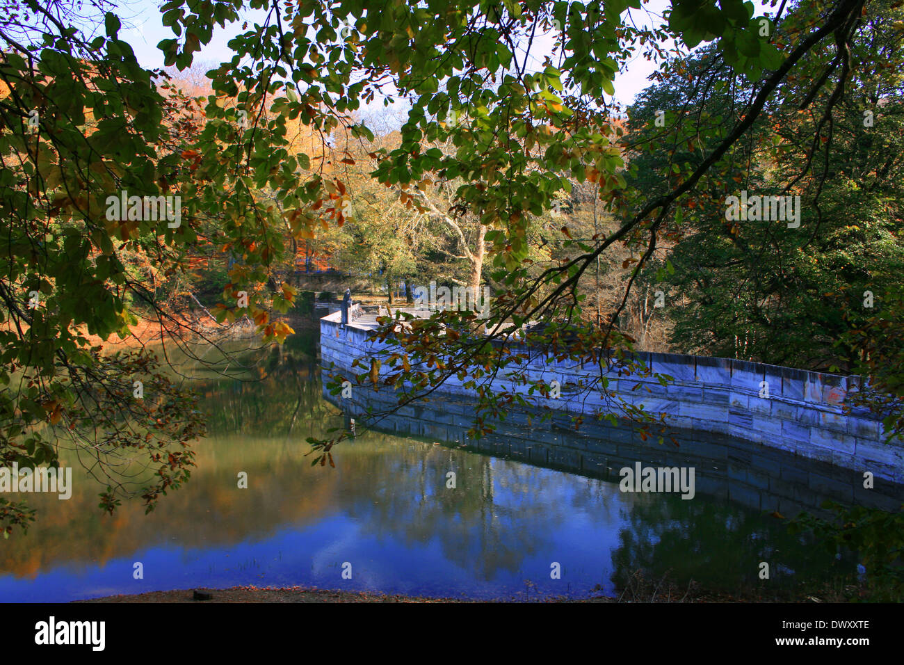 Barrage ottomane à Belgrade, Istanbul, Turquie Forêt Banque D'Images