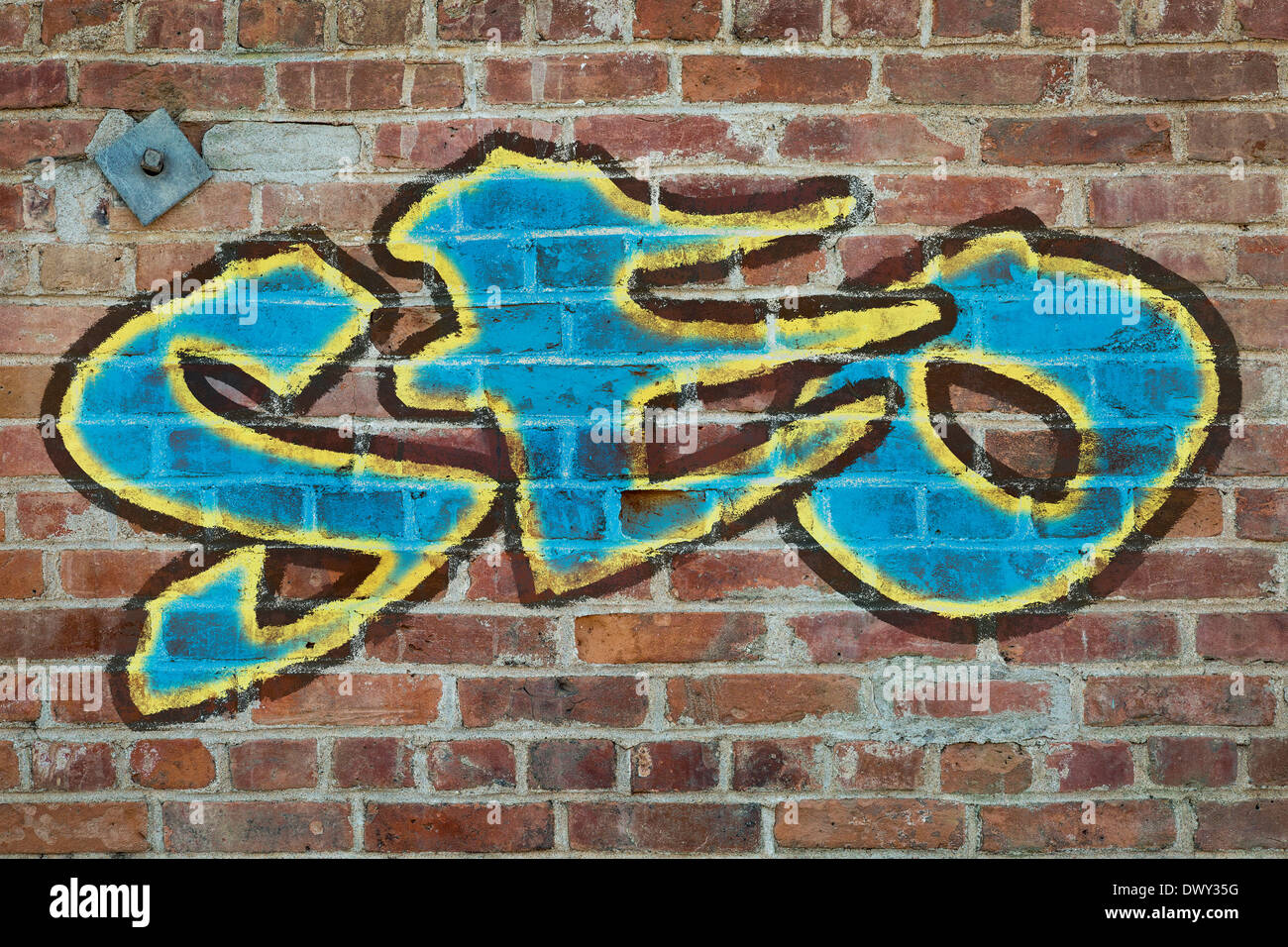 - SEO (search engine optimization) Acronyme de texte du style graffiti sur un mur de brique old grunge Banque D'Images