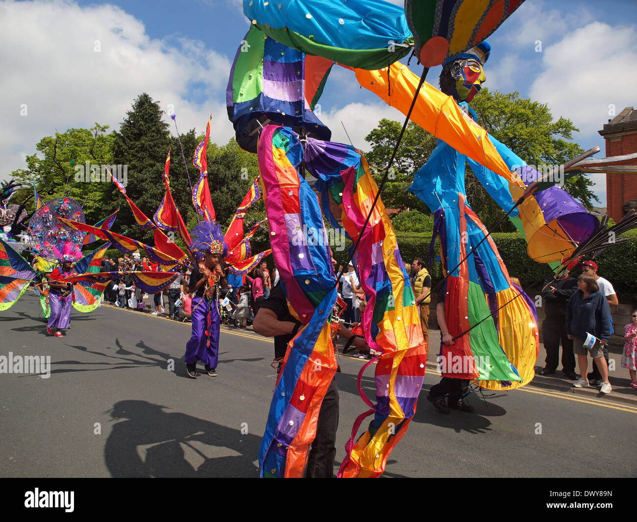Le carnaval à Preston, Lancashire. Banque D'Images