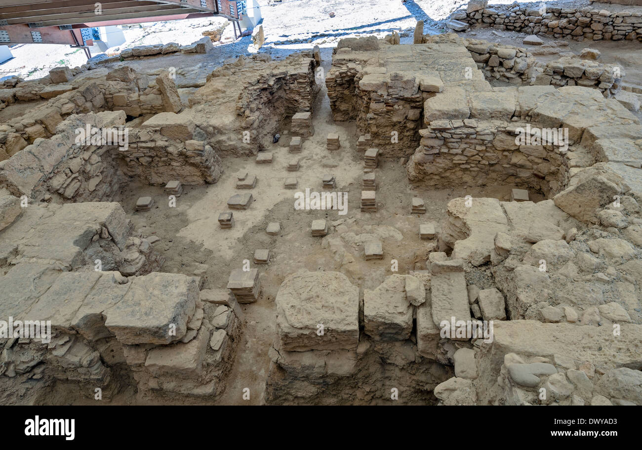 Ruines d'Eustolios chambre à l'ancienne ville de Kourion à Chypre Banque D'Images