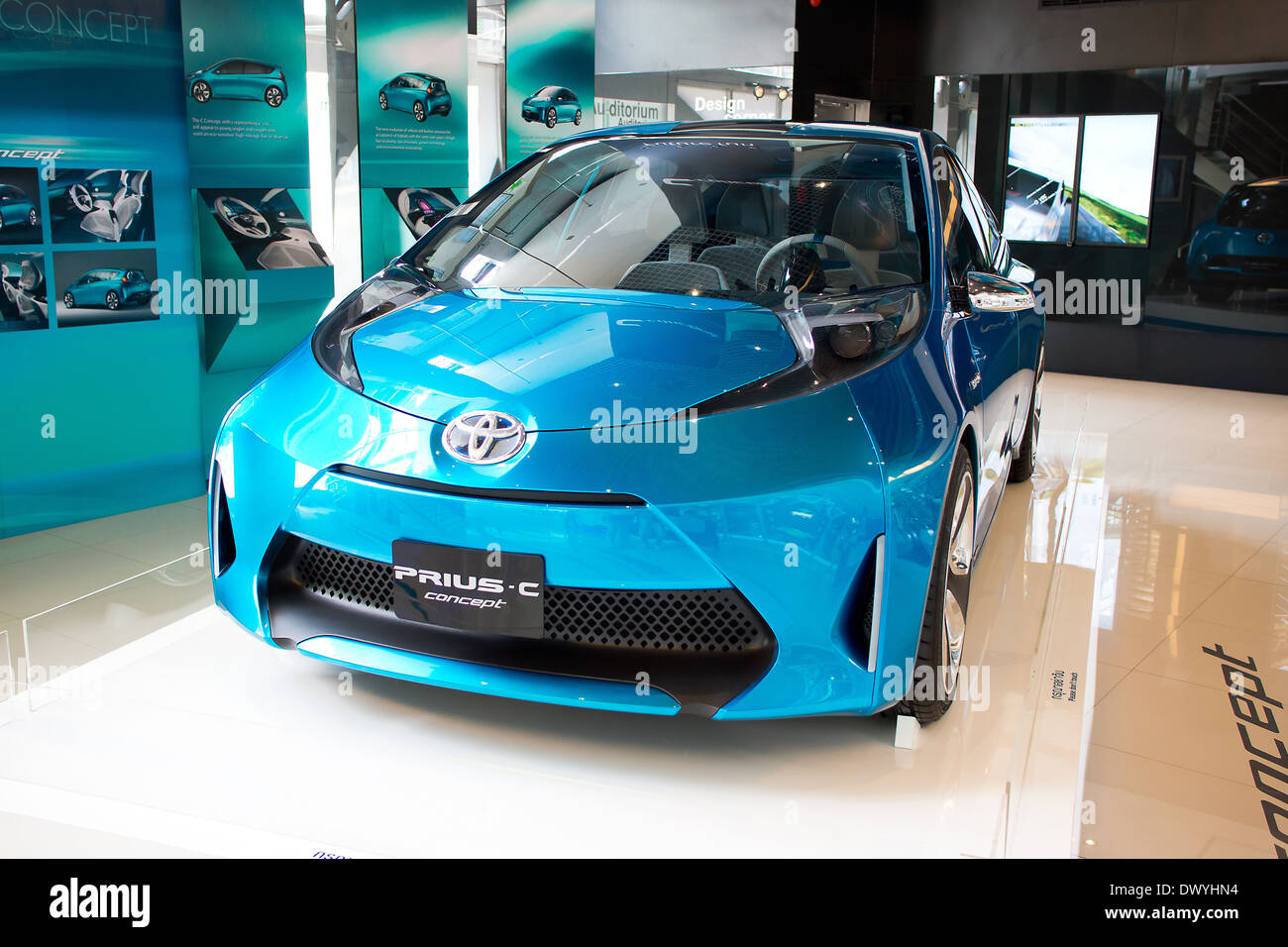 Toyota Prius c concept en Thaïlande Banque D'Images