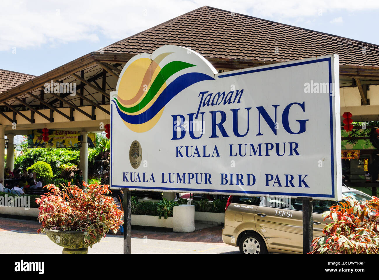 Kuala Lumpur Bird Park Sign, Kuala Lumpur, Malaisie Banque D'Images