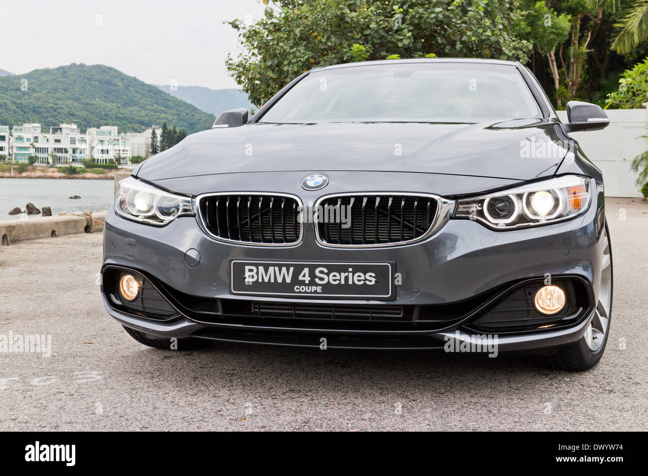 BMW 4-Series Coupé modèle 2013, la plus nouvelle série de BMW. Banque D'Images