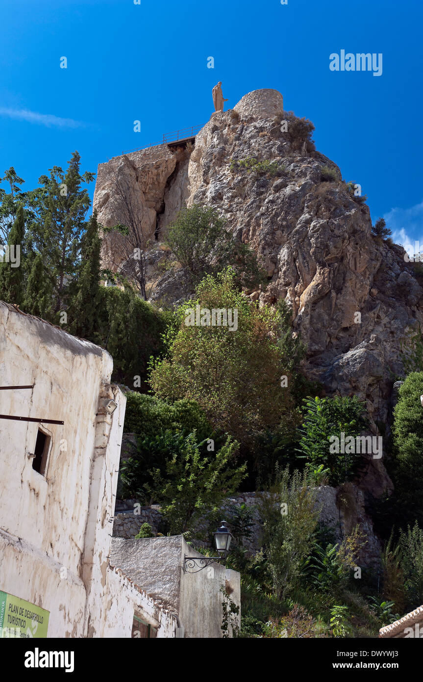 Monument naturel Rocher de Castril, Castril, Granada province, région d'Andalousie, Espagne, Europe Banque D'Images