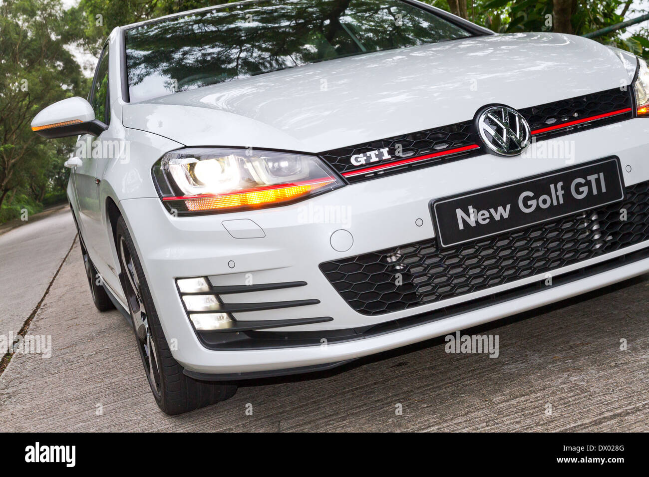 Nouvelle Volkswagen Golf GTI 2013 Modèle Hot Sportback Voiture Banque D'Images