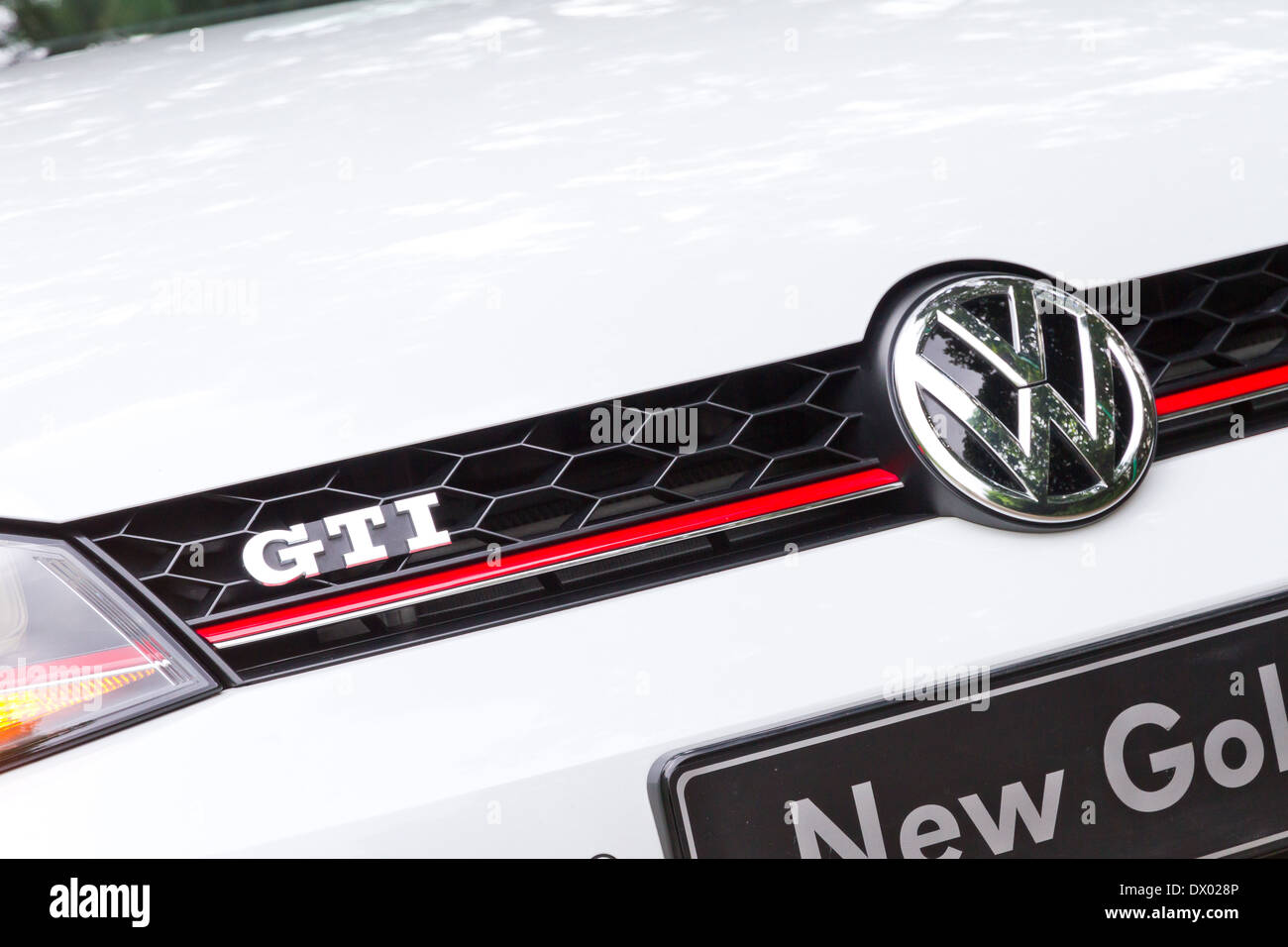 Nouvelle Volkswagen Golf GTI 2013 Modèle Hot Sportback Voiture Banque D'Images
