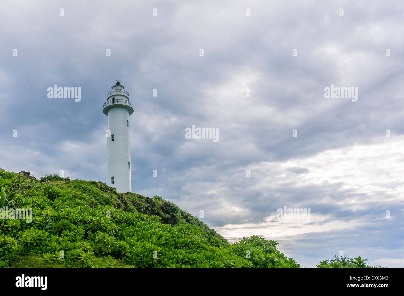 Phare de l'île Green, Taitung, Taïwan Banque D'Images