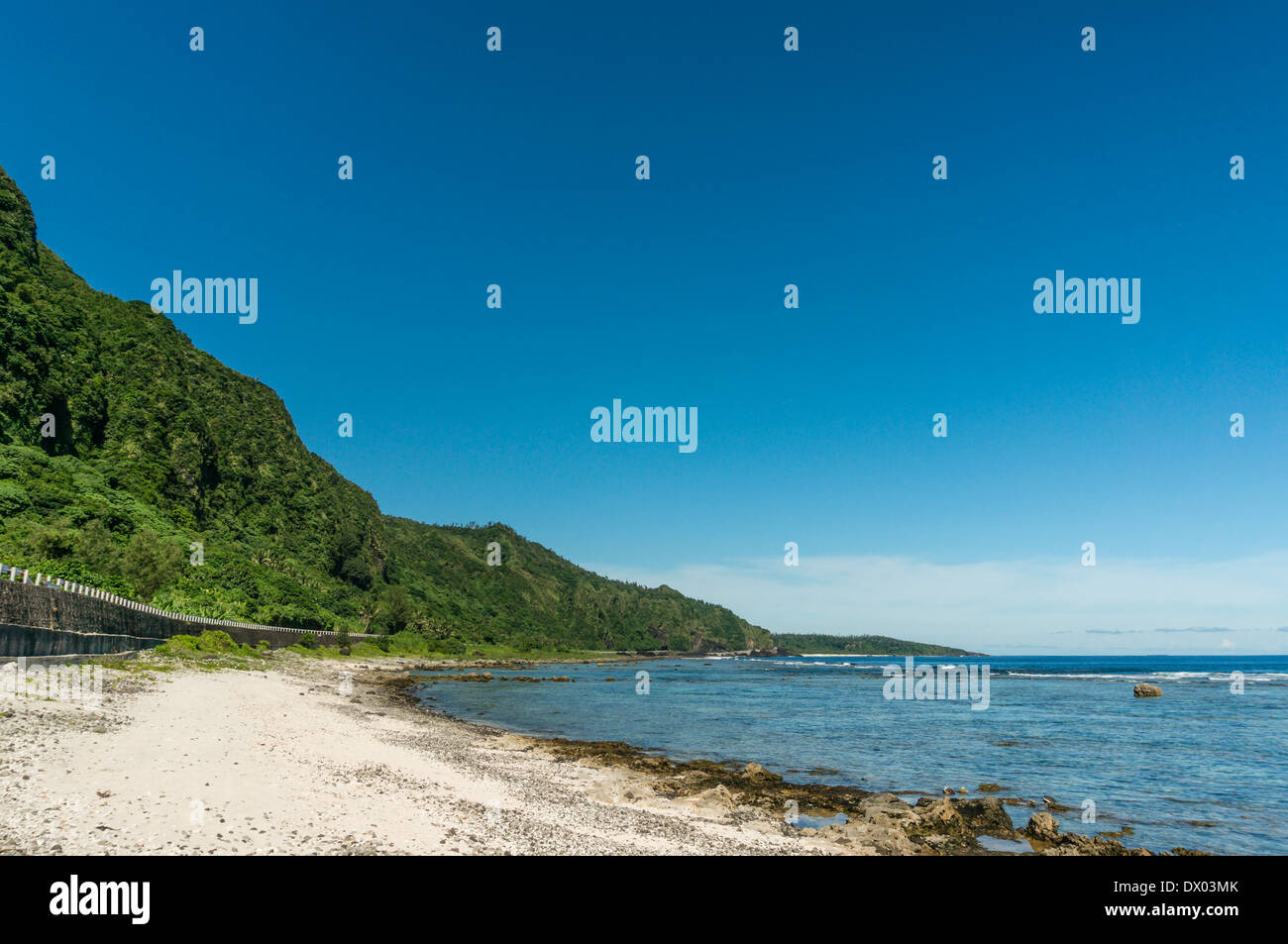 Côte de l'Île Verte, Taitung, Taïwan Banque D'Images
