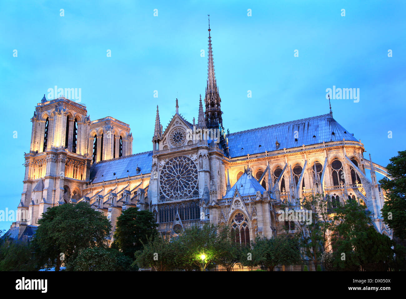 Notre Dame de Paris, France Banque D'Images