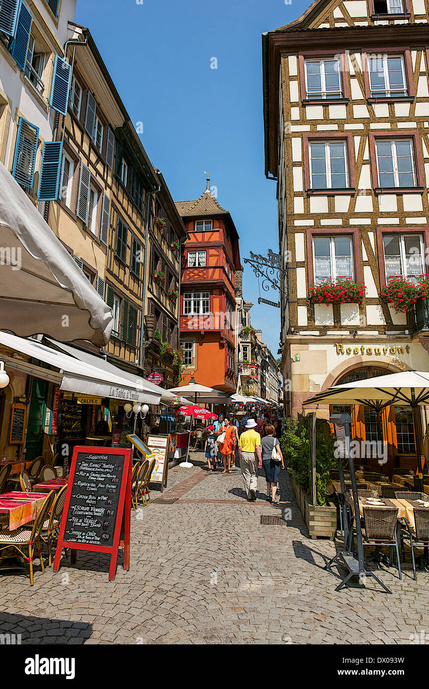 Vieille ville de Strasbourg, France Banque D'Images