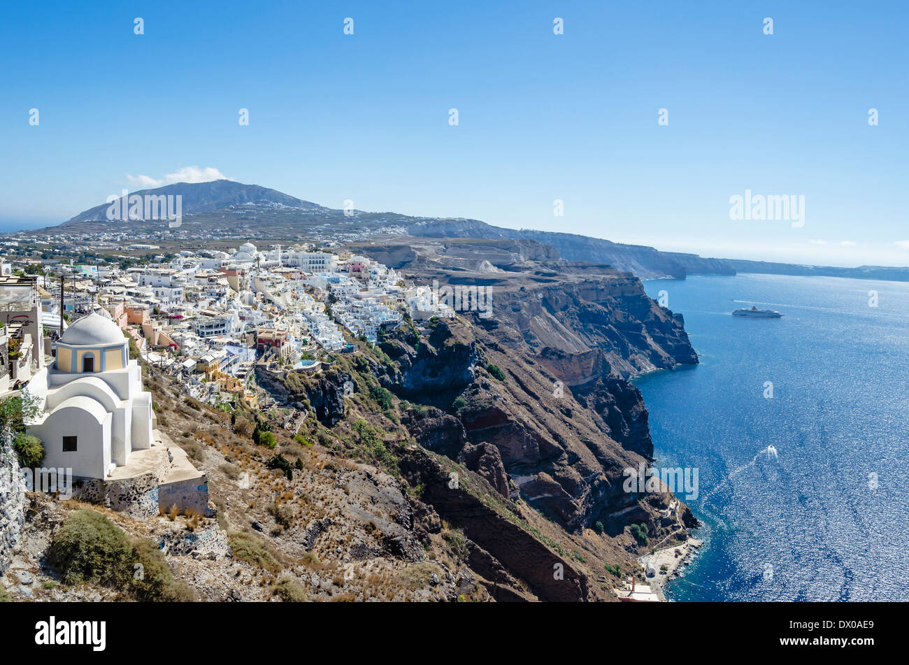 L'île de Santorin, Grèce Banque D'Images