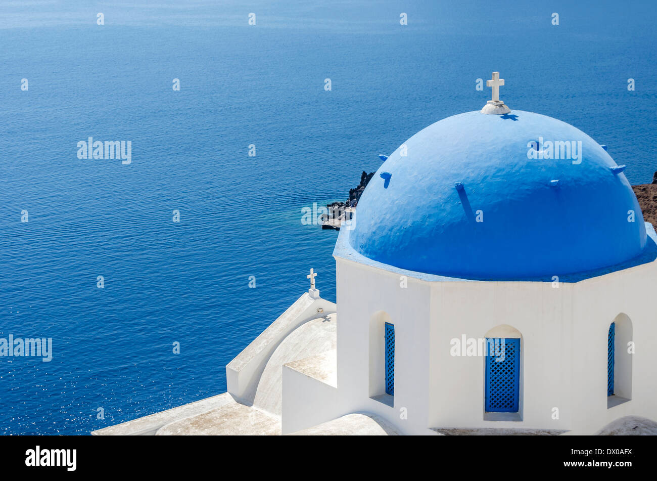 L'île de Santorin, Grèce Banque D'Images