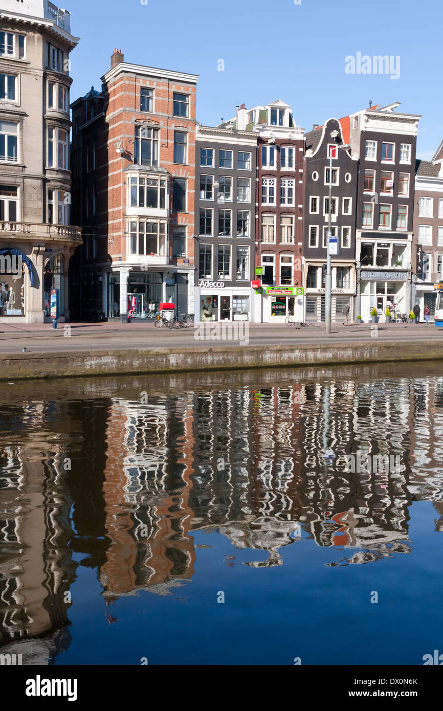 Vue sur la ville d'Amsterdam Banque D'Images