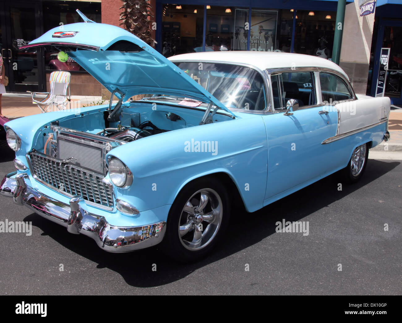 Voiture de collection 1955 Banque de photographies et d’images à haute ...