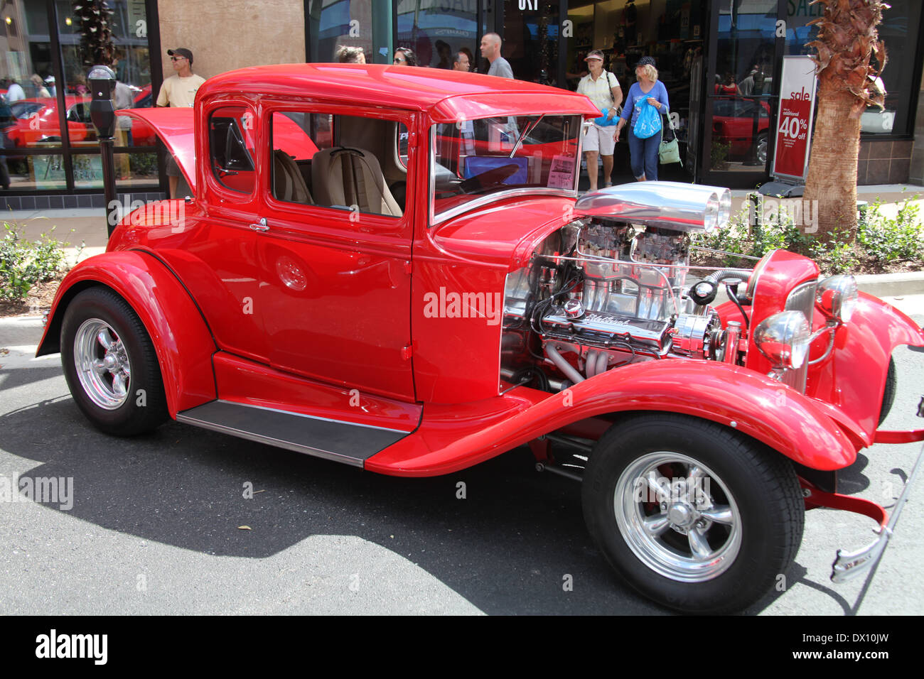 Hot Rods Paris Vintage hot rod car Banque de photographies et d’images à haute ...