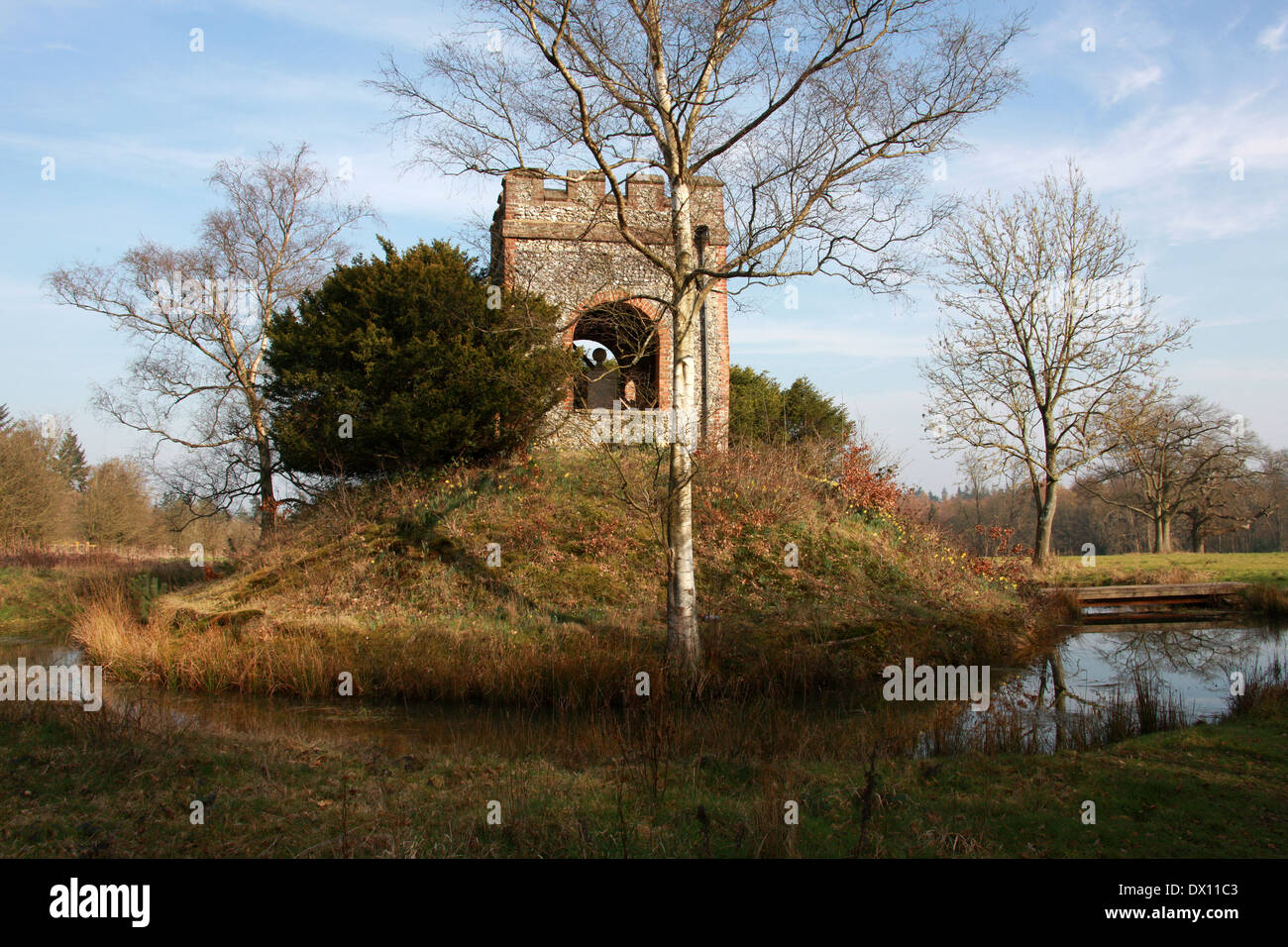 Le capitaine James Cook Memorial, la Vache, Beaconsfield, dans le Buckinghamshire. Banque D'Images