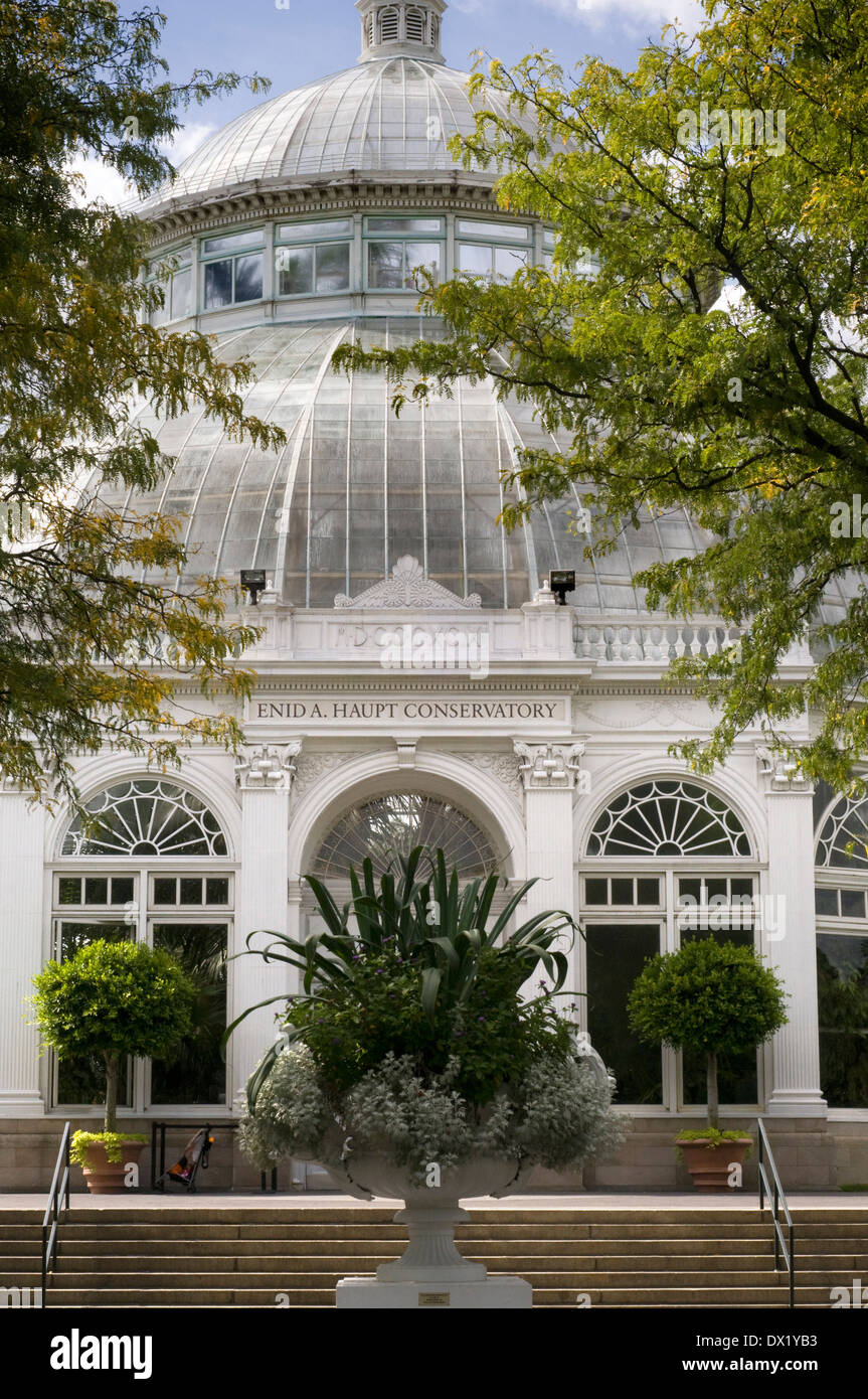 New York Botanical Garden. Le Bronx Botanical Garden est un 250-acre oasis situé à la fin du xixe siècle. Vous pouvez vous promener Banque D'Images