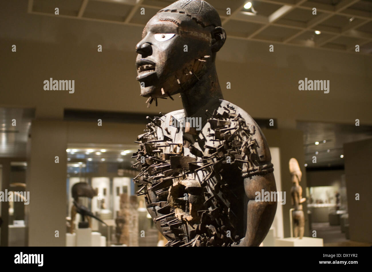 Art africain au Metropolitan Museum of Art 1000 Fifth Avenue et 82e Rue. Téléphone 212-535-7710. C'est le museum's la plupart des prest Banque D'Images