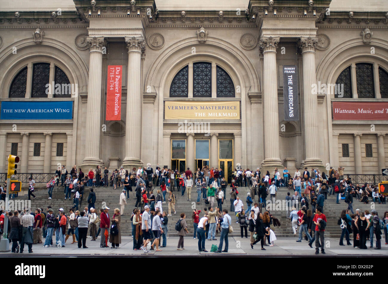 Le Metropolitan Museum est considéré comme le grand musée de la ville de New York. Situé au numéro 1000, Cinquième Avenue Banque D'Images