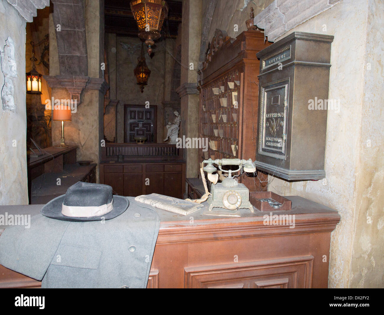 Tour de la terreur Hall, Disney's Hollywood Studios, Orlando Banque D'Images