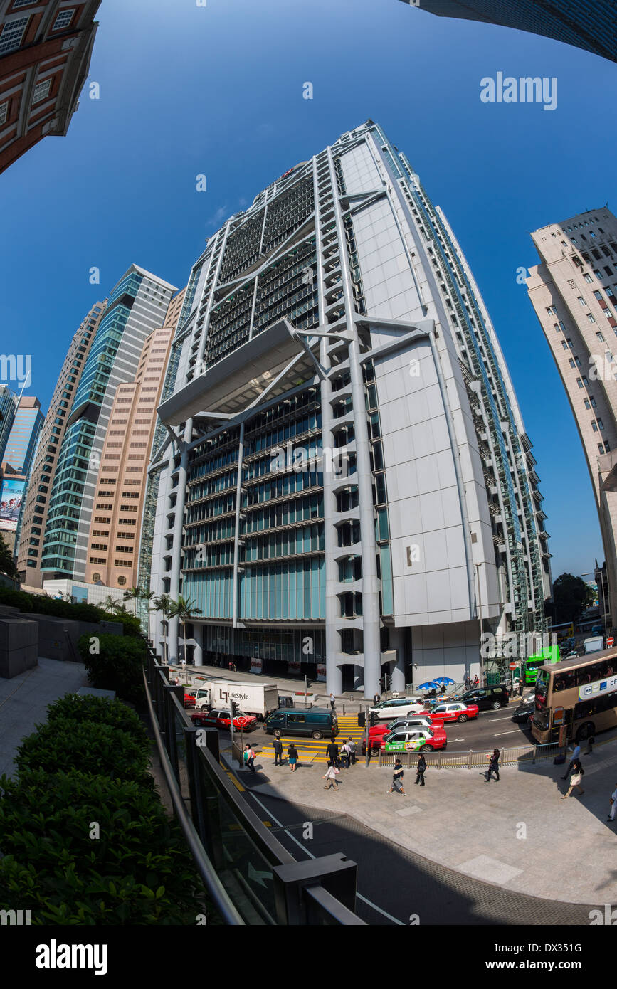 Bâtiment de la HSBC, Hong Kong Banque D'Images