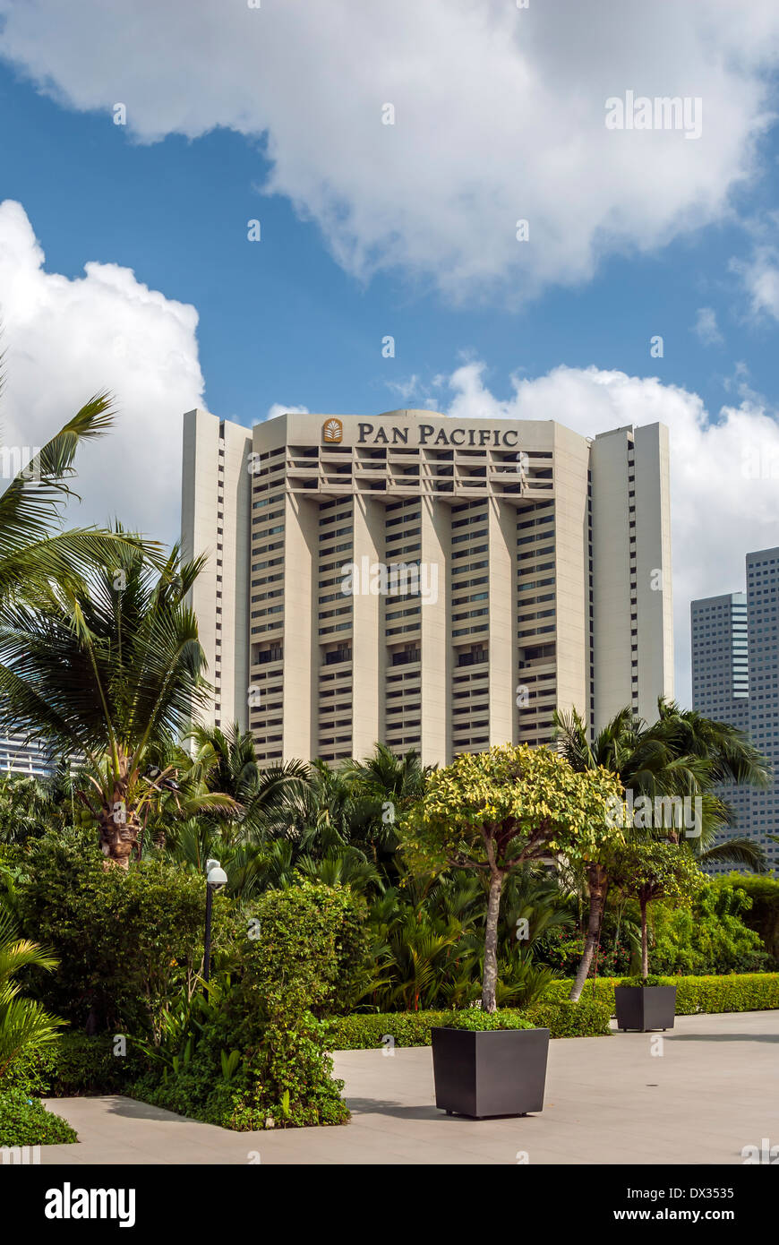 Le Pan Pacific, Singapour Banque D'Images