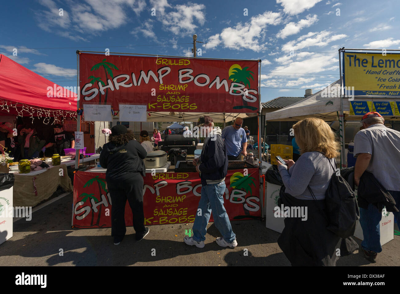 Lakeland Floride BBQ annuel Festival Cochon concours parrainé par Publix Supermarkets Banque D'Images