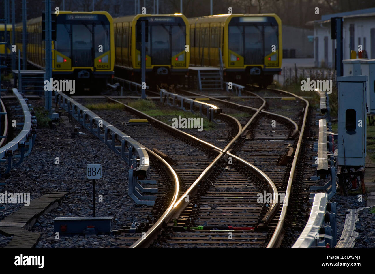 systèmes de rails Banque D'Images