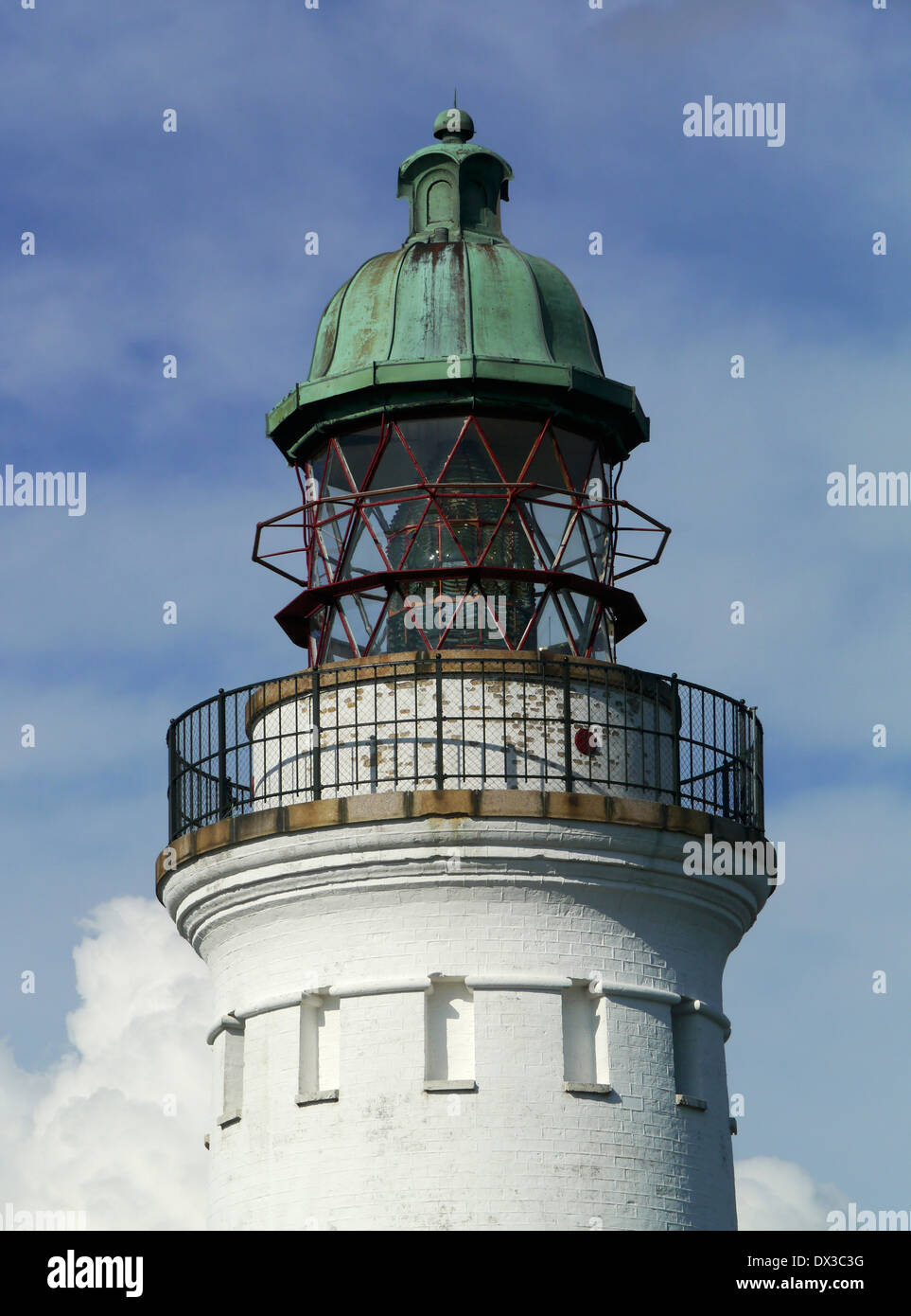 Ary stevns klint stevns, phare, la Nouvelle-Zélande, le Danemark Banque D'Images