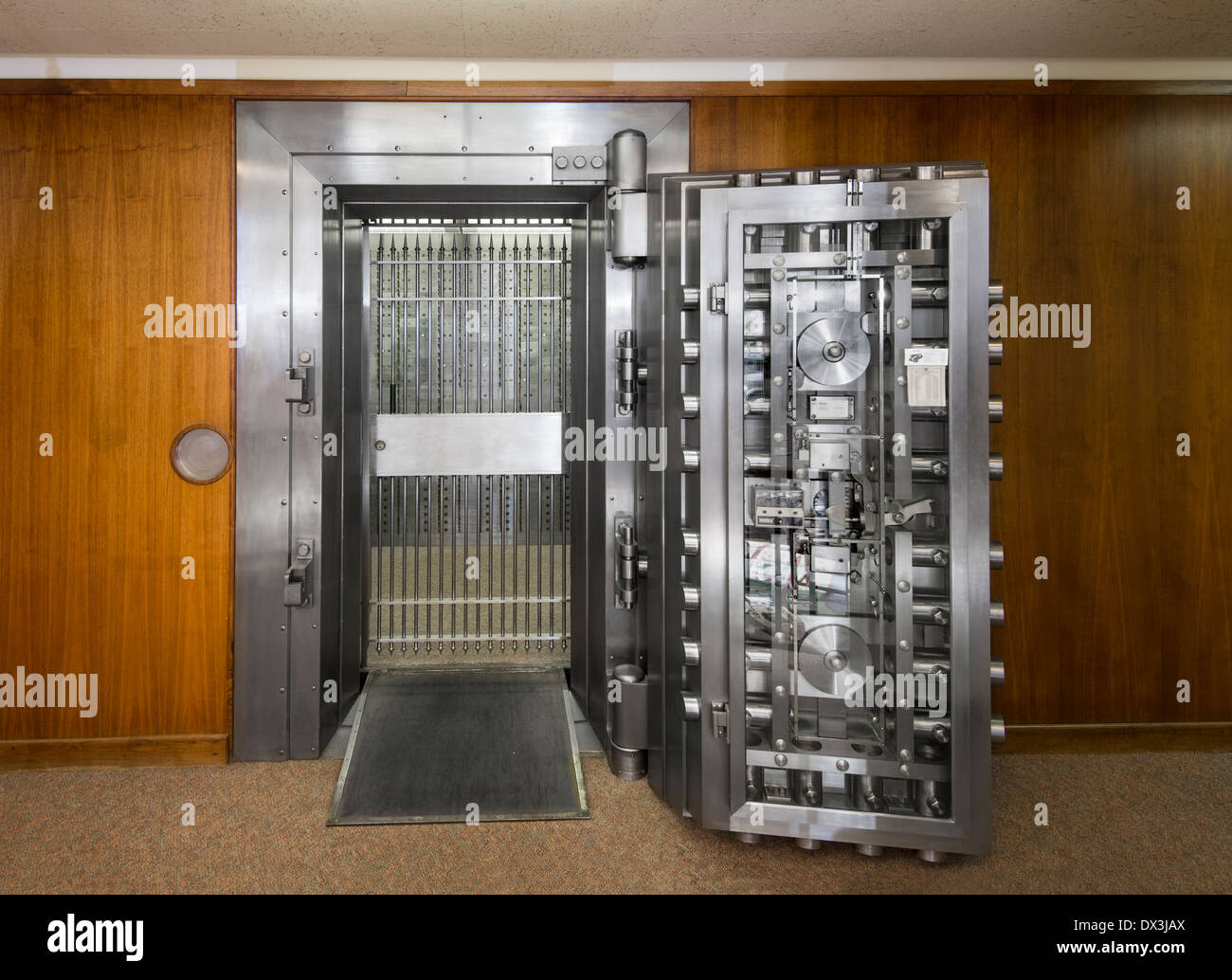 Coffre de banque Banque D'Images