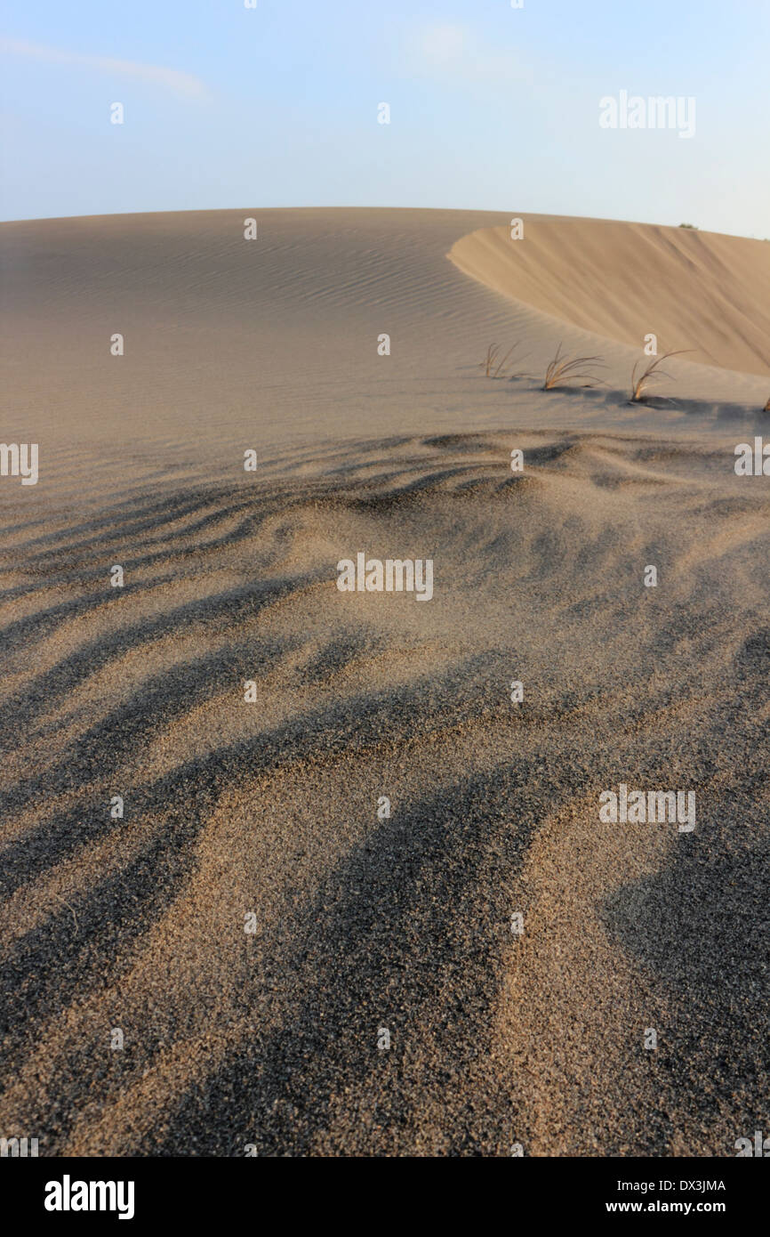Voir les dunes de sable de Parangkusumo dans Bantul Yogyakarta. Seuls l'Indonésie et le Mexique qui ont ce phénomènes géologiques. Banque D'Images