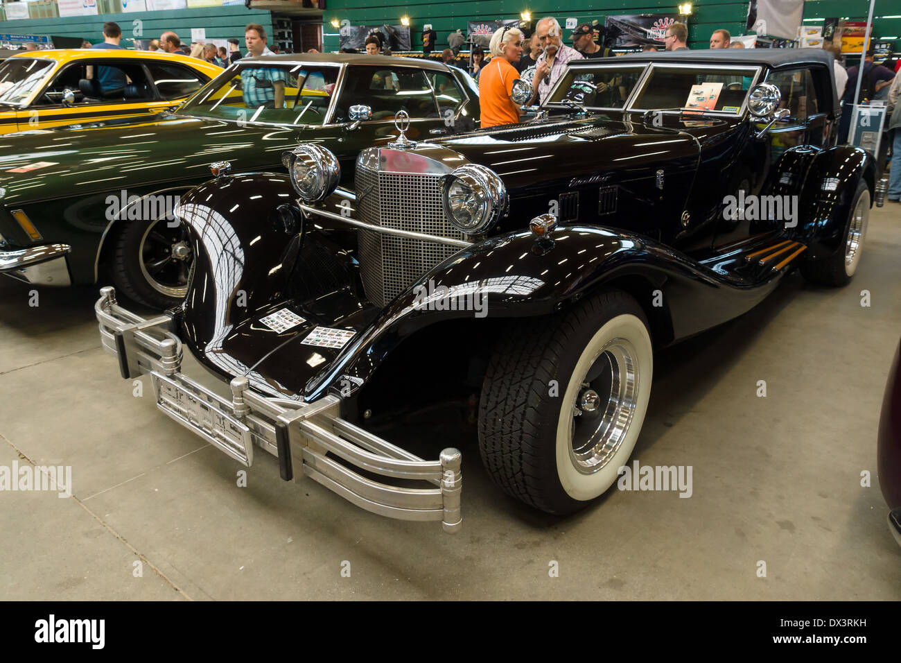 L'Excalibur Roadster automobile de Milwaukee, Wisconsin Banque D'Images