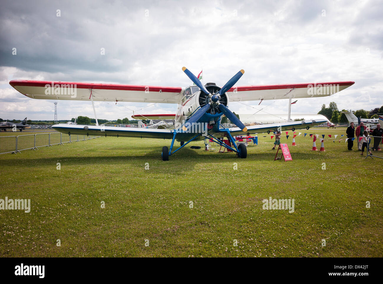 Antonov An-2 biplan utilitaire en UK Banque D'Images